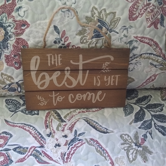 Wooden Decorative Hanging Sign - Picture 2 of 6